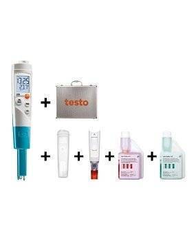 Купить Стартовый комплект testo 206-pH1  (Карманный pH-метр с принадлежностями) SIBAGROPRIBOR по лучшей цене с доставкой - интернет-магазин Прогрессивные решения