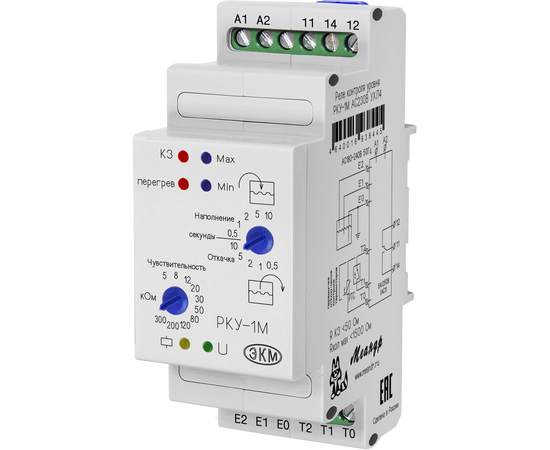 Купить Реле контроля уровня РКУ-1М АС230В УХЛ4 EKM по лучшей цене с доставкой - интернет-магазин Прогрессивные решения