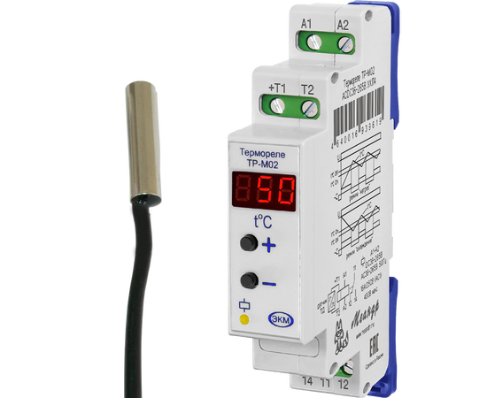 Купить Реле ТР-М02 ACDC10-30В УХЛ2 с ТД-3 EKM по лучшей цене с доставкой - интернет-магазин Прогрессивные решения