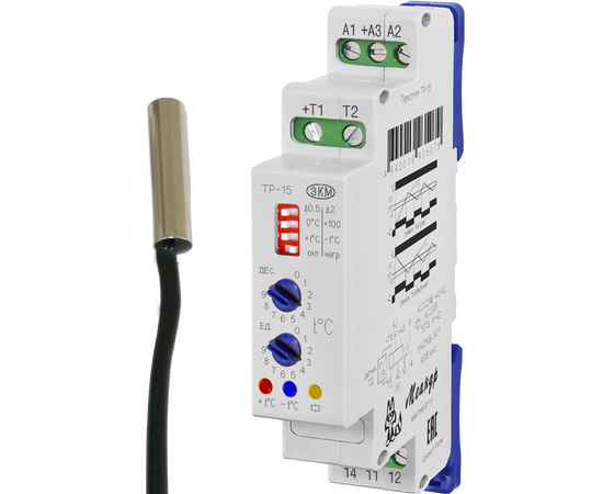 Купить Реле ТР-15 DC12В УХЛ4 с ТД-3 EKM по лучшей цене с доставкой - интернет-магазин Прогрессивные решения