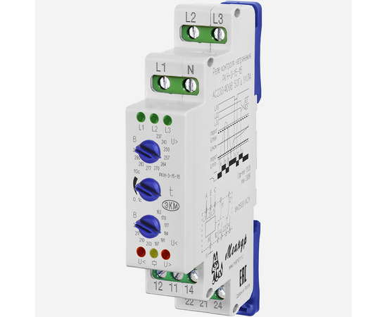 Купить Реле РКН-3-15-15 АС230В/AC400В УХЛ2 EKM по лучшей цене с доставкой - интернет-магазин Прогрессивные решения