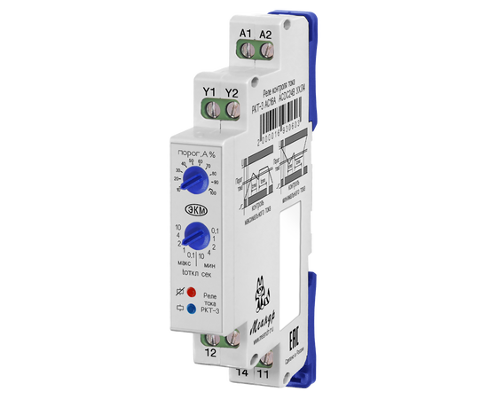 Купить Реле контроля тока РКТ-3 АС16А ACDC24В УХЛ4 EKM по лучшей цене с доставкой - интернет-магазин Прогрессивные решения