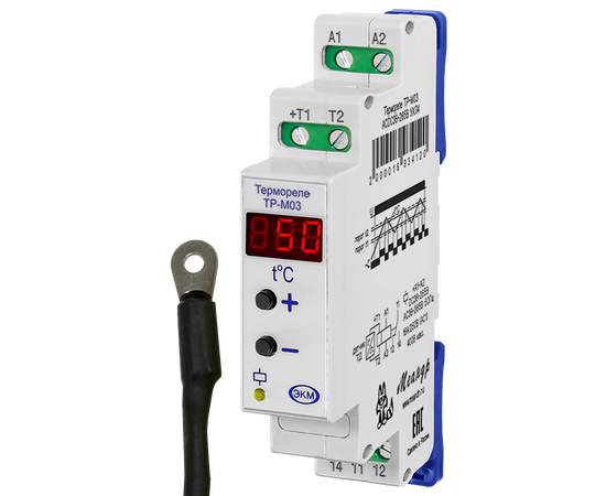 Купить Реле ТР-М03 ACDC36-265В УХЛ2 с ТД-2 EKM по лучшей цене с доставкой - интернет-магазин Прогрессивные решения