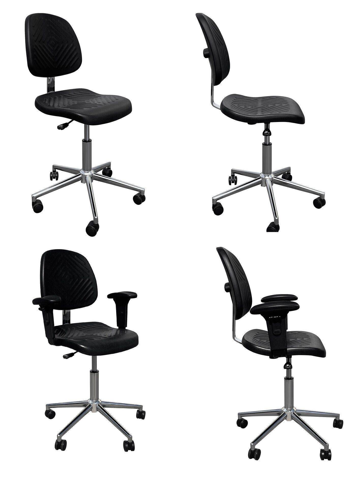 Купить  КР-12(1) Кресло с полиуретановыми сиденьем и спинкой на газ лифте КР-12(1) INMEDIX по лучшей цене с доставкой - интернет-магазин Прогрессивные решения