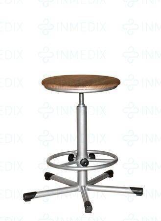 Купить Табурет винтовой с регулируемой опорой для ног Т02-1 (МДФ) INMEDIX по лучшей цене с доставкой - интернет-магазин Прогрессивные решения