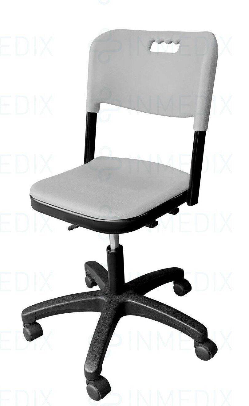 Стул подъёмно-поворотный с пластиковым сиденьем и спинкой ШС19 INMEDIX ШС19 по лучшей цене с доставкой - интернет-магазин Прогрессивные решения