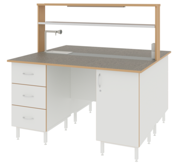 Купить Стол островной ЛАБ-1500 ОКМ LAB по лучшей цене с доставкой - интернет-магазин Прогрессивные решения