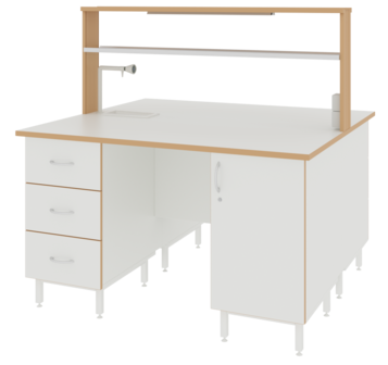 Купить Стол островной ЛАБ-1500 ОЛМ LAB по лучшей цене с доставкой - интернет-магазин Прогрессивные решения