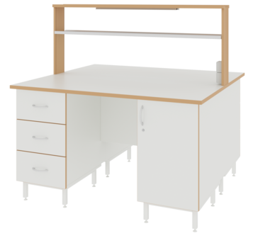 Купить Стол островной ЛАБ-1500 ОЛ LAB по лучшей цене с доставкой - интернет-магазин Прогрессивные решения