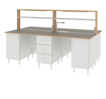 Купить Стол островной ЛАБ-2400 ОКМ LAB по лучшей цене с доставкой - интернет-магазин Прогрессивные решения