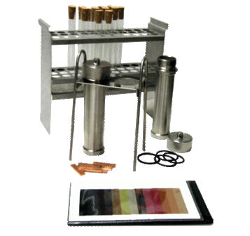 Купить Комплект ЛАБ-КМП для испытаний коррозионной активности на медной пластинке LAB по лучшей цене с доставкой - интернет-магазин Прогрессивные решения
