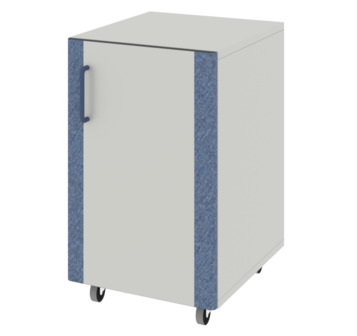 Тумба подкатная из меламина с дверкой ЛАБ-PRO ТПД 40.50.67 ЛОиП  по лучшей цене с доставкой - интернет-магазин Прогрессивные решения