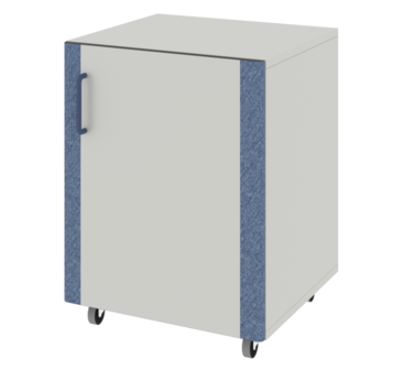Тумба подкатная из меламина с дверкой ЛАБ-PRO ТПД 50.50.67 ЛОиП  по лучшей цене с доставкой - интернет-магазин Прогрессивные решения