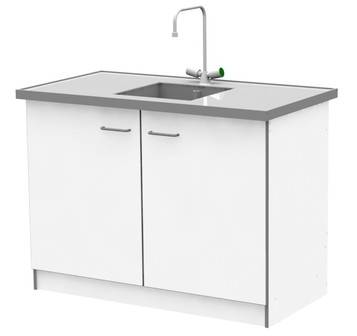 Купить Стол мойка ЛАБ-М МО 120.65.90 PP LAB по лучшей цене с доставкой - интернет-магазин Прогрессивные решения