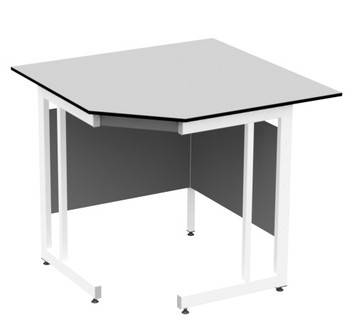 Купить Стол угловой ЛАБ-М СУ 110/80.110/80.90 VI LAB по лучшей цене с доставкой - интернет-магазин Прогрессивные решения