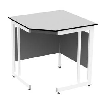 Купить Стол угловой ЛАБ-М СУ 90/65.90/65.90 VI LAB по лучшей цене с доставкой - интернет-магазин Прогрессивные решения