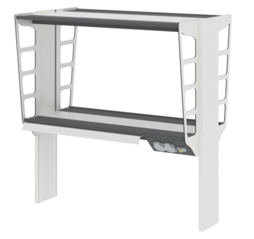 Купить Стеллаж островной ЛАБ-М СтО 90.48.90 LAB по лучшей цене с доставкой - интернет-магазин Прогрессивные решения