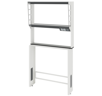 Купить Технологическая стойка пристенная ЛАБ-М ТСП 90.15/32.90/180 LAB по лучшей цене с доставкой - интернет-магазин Прогрессивные решения