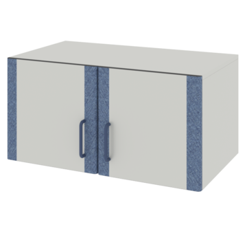 Антресоль низкая к шкафам хранения ЛАБ-PRO Ан 80.50.40 ЛОиП  по лучшей цене с доставкой - интернет-магазин Прогрессивные решения