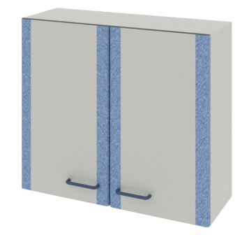 Шкаф навесной с дверками из софтформинга ЛАБ-PRO НШ 80.32.70 ЛОиП  по лучшей цене с доставкой - интернет-магазин Прогрессивные решения