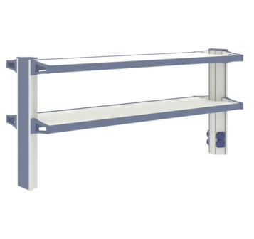 Стеллаж низкий к островному столу ЛАБ-PRO СТОн 150.40.70 ЛОиП  по лучшей цене с доставкой - интернет-магазин Прогрессивные решения