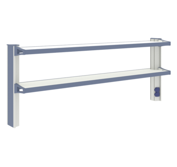 Стеллаж низкий к пристенному столу ЛАБ-PRO СТПн 180.27.70 ЛОиП  по лучшей цене с доставкой - интернет-магазин Прогрессивные решения