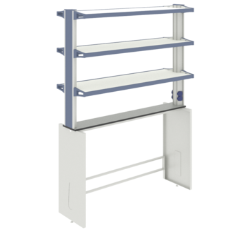 Технологическая стойка островная ЛАБ-PRO ТСОв 150.20/40.90/195 ЛОиП  по лучшей цене с доставкой - интернет-магазин Прогрессивные решения