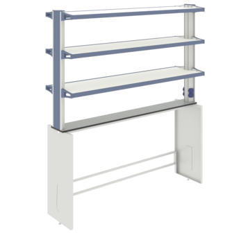 Технологическая стойка островная ЛАБ-PRO ТСОв 180.20/40.90/195 ЛОиП  по лучшей цене с доставкой - интернет-магазин Прогрессивные решения