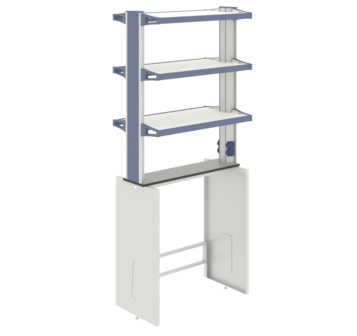Технологическая стойка островная ЛАБ-PRO ТСОв 90.20/40.90/195 ЛОиП  по лучшей цене с доставкой - интернет-магазин Прогрессивные решения