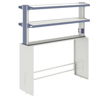 Технологическая стойка островная ЛАБ-PRO ТСОн 150.20/40.90/160 ЛОиП  по лучшей цене с доставкой - интернет-магазин Прогрессивные решения