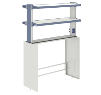 Технологическая стойка островная ЛАБ-PRO ТСОн 120.20/40.90/160 ЛОиП  по лучшей цене с доставкой - интернет-магазин Прогрессивные решения