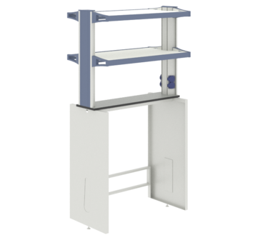 Технологическая стойка островная ЛАБ-PRO ТСОн 90.20/40.90/160 ЛОиП  по лучшей цене с доставкой - интернет-магазин Прогрессивные решения