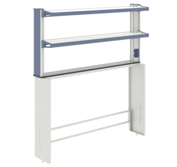 Технологическая стойка пристенная ЛАБ-PRO ТСПн 150.15/27.90/160 ЛОиП  по лучшей цене с доставкой - интернет-магазин Прогрессивные решения