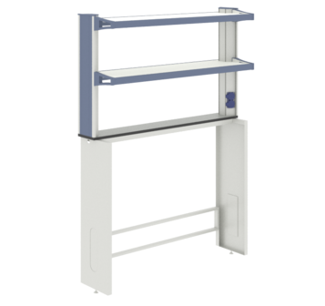 Технологическая стойка пристенная ЛАБ-PRO ТСПн 120.15/27.90/160 ЛОиП  по лучшей цене с доставкой - интернет-магазин Прогрессивные решения