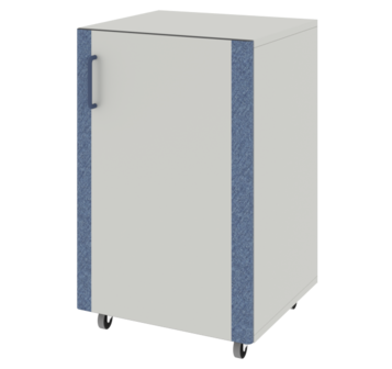 Тумба подкатная из меламина с дверкой ЛАБ-PRO ТПД 50.50.81 ЛОиП  по лучшей цене с доставкой - интернет-магазин Прогрессивные решения
