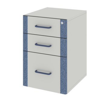 Тумба навесная с 3 ящиками ЛАБ-PRO ТЯ3 40.50.60 ЛОиП  по лучшей цене с доставкой - интернет-магазин Прогрессивные решения