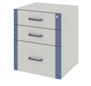 Тумба навесная с 3 ящиками ЛАБ-PRO ТЯ3 50.50.60 ЛОиП  по лучшей цене с доставкой - интернет-магазин Прогрессивные решения