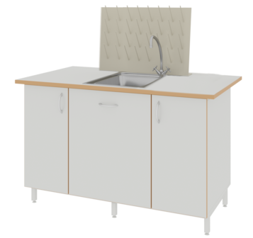 Купить Стол-мойка ЛАБ-1400 МО LAB по лучшей цене с доставкой - интернет-магазин Прогрессивные решения