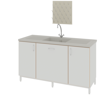 Купить Стол-мойка ЛАБ-1500 МОП LAB по лучшей цене с доставкой - интернет-магазин Прогрессивные решения