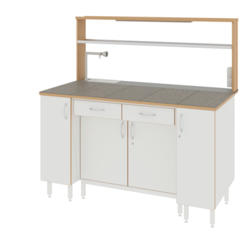 Купить Стол пристенный ЛАБ-1500 ПКТМ LAB по лучшей цене с доставкой - интернет-магазин Прогрессивные решения