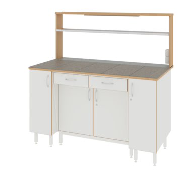 Купить Стол пристенный ЛАБ-1500 ПКТ LAB по лучшей цене с доставкой - интернет-магазин Прогрессивные решения