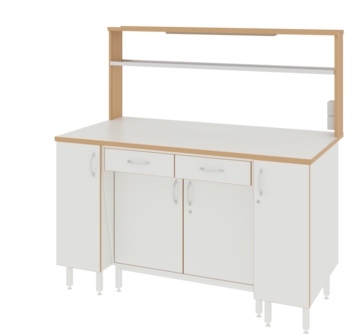 Купить Стол пристенный ЛАБ-1500 ПЛТ LAB по лучшей цене с доставкой - интернет-магазин Прогрессивные решения