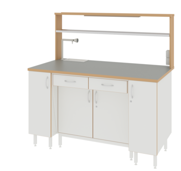 Купить Стол пристенный ЛАБ-1500 ПТТМ LAB по лучшей цене с доставкой - интернет-магазин Прогрессивные решения