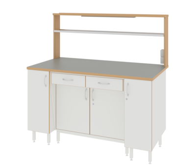 Купить Стол пристенный ЛАБ-1500 ПТТ LAB по лучшей цене с доставкой - интернет-магазин Прогрессивные решения