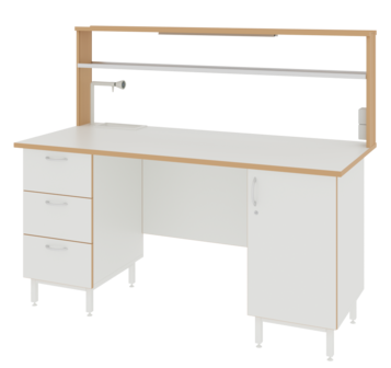 Купить Стол пристенный ЛАБ-1800 ПЛМ LAB по лучшей цене с доставкой - интернет-магазин Прогрессивные решения