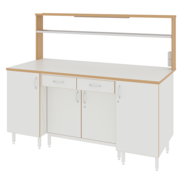 Купить Стол пристенный ЛАБ-1800 ПЛТ LAB по лучшей цене с доставкой - интернет-магазин Прогрессивные решения