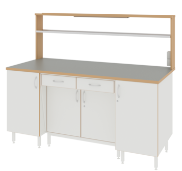 Купить Стол пристенный ЛАБ-1800 ПТТ LAB по лучшей цене с доставкой - интернет-магазин Прогрессивные решения