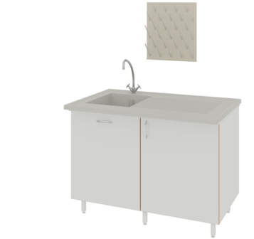 Купить Стол-мойка ЛАБ-1200 МОП LAB по лучшей цене с доставкой - интернет-магазин Прогрессивные решения