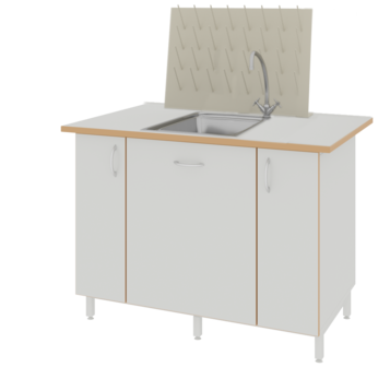 Купить Стол-мойка ЛАБ-1200 МО LAB по лучшей цене с доставкой - интернет-магазин Прогрессивные решения