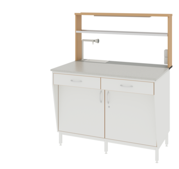 Купить Стол пристенный ЛАБ-1200 ПФТМ LAB по лучшей цене с доставкой - интернет-магазин Прогрессивные решения